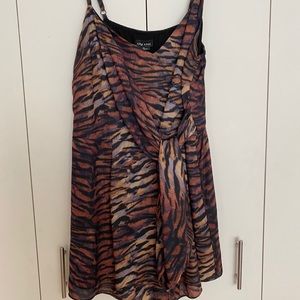 City Chic Tiger Print Jumpsuit